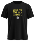 Mi boleto: Zona Sala, Asiento 1